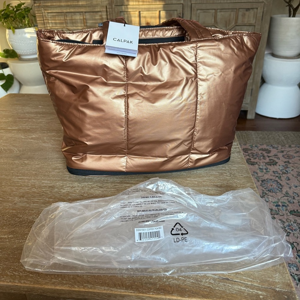 NWT Calpak Luka Expandable Laptop Tote